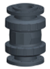 Valves - Plastic-Valves - Check-Valves - cone-Check-Valve-561-562 -- 161561408 - Image