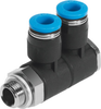 Multiple distributor - QSLV2-G1/4-10 - Festo Corporation
