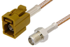 SMA Female to Curry FAKRA Jack Cable 24 Inch Length Using RG316 Coax - PE39351K-24 - Pasternack