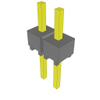 Headers, Male Pins - 612-MTSW-102-07-T-S-130-ND - DigiKey