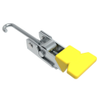 Over-center Draw Latch, Medium Size, Without Keeper, Steel, Zinc Plate, Bright chromate, With yellow vinyl grip - A1-11-502-20 - Southco
