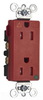 Duplex/Single Receptacle - TRIG26262-HGRED - Thomas & Betts Corporation