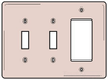 Standard Wall Plate -- NP226AL - Image