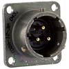 Circular Connector, Plug, Size 8, 4 Position, Box; Military Specification Amphenol Industrial - 85C4085 - Newark, An Avnet Company