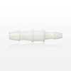 Straight Reducer Connector, Barbed, White - 65436 - Qosina Corp.