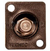Tecnec Recessed F Female Chassis Mount Connector - RE-FJFCM - Visual Sound, Inc.