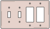 Standard Wall Plate -- NP2262AL - Image