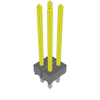 Headers, Male Pins - HTSW-102-15-F-D-ND - DigiKey
