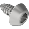 Fast Lead Screw, Small Size, ToolHead Recess, 2.2mm  Max. Outer Panel, Steel, Zinc Plate, Bright chromate - 09-T-103 - Southco