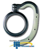 GN Netcom Replacement Earhook for 405 Flex Headset - 416822 - TelephoneStuff.com