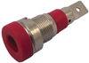 Banana Jack, 4Mm, 25A, Solder, Red; Gender Multicomp - 80P3609 - Newark, An Avnet Company