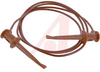 Minigrabber Test Clip Patch Cord, 36 Inch, Red - 70198328 - Allied Electronics, Inc.