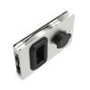 Flush Entry Door Latch, Key Locking, Sealed Design, Fits 12.7 Door Thickness, Aluminum, Natural -- MF-03-110-60