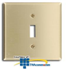 Leviton 2-Gang 1-Toggle Centered Device Switch Wallplate - 81040 - TelephoneStuff.com