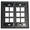 QuickPort Wallplates - 42080-12E - Leviton Manufacturing