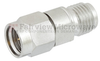 2.92mm Male (Plug) to 2.4mm Female (Jack) Adapter, Passivated Stainless Steel Body, High Temp, 1.25 VSWR -- FMAD1028 - Image