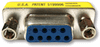 Gender Changer: 9-pin D (F-F) - AD-9DF/9DF - Visual Sound, Inc.