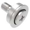 Flush Screw Assembly, 8-32 Thread, Phillips Recess, Stainless Steel, Passivated -- F5-832-P8 - Image