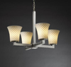 POR-8820-20-CHKR-NCKL Mid. Chandeliers-Glass Up - 750684 - Capital Lighting, Inc.