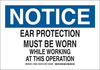Brady B-401 Polystyrene Rectangle White Personal Protection Equipment (PPE) Sign - 10 in Width x 7 in Height - 128821 - 754473-77735 - R. S. Hughes Company, Inc.