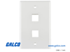 HTTN Outlet Box Covers - FPDUAL-W - Galco Industrial Electronics