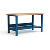 EW/WS Worbench Table (Stationary), Painted Steel, Laminated Hardwood (60?W X 30?D) -- WSA2019 - Image