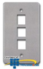 Allen Tel Three Port Faceplate - AT30-3 - TelephoneStuff.com