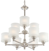 1739-613 9 Light Two Tier Chandelier - 1739-613 - Minka Group