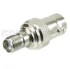 SMA Female (Jack) to BNC Female (Jack) Adapter, Nickel Plated Brass Body, High Temp, 1.2 VSWR - SM4713 - Fairview Microwave Inc.