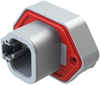 Automotive Connector, 4Pos, Rcpt, Grey; Product Range Amphenol Sine/tuchel - 40AH1807 - Newark, An Avnet Company