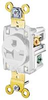Conn, Mains Rcpt, 20A, 250V, White; Connector Type Hubbell Wiring Devices - 14C5535 - Newark, An Avnet Company