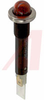 Indicator,Pnl-Mnt;LED;Red;3/8In;3/16In Terminals;Nylon;1-19/32In;5/8In;24VDC - 70214105 - Allied Electronics, Inc.