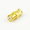 SMP Female (Jack) to SMP Female (Jack) Adapter, Gold Plated Beryllium Copper Body, 1.2 VSWR - SM2616 - Fairview Microwave Inc.