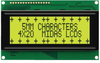 Display, Alphanumeric, 20X4, Nobacklight; Character Count X Line Midas - 03AC3527 - Newark, An Avnet Company