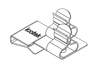 EMC Shield Clamps for 10 × 3 mm Bus Bar, Pluggable- with or without Integrated Strain Relief - 36788.11 - icotek Corp