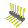Headers, Male Pins - 612-TSW-106-16-T-S-RA-ND - DigiKey