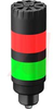 Tower Light, TL50, 2 Color, 94dB Alarm,Std. Brightness, 18-30VDC or 24VAC,Black - 70167873 - Allied Electronics, Inc.
