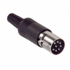 CONN PLUG MALE DIN 8POS SOLDER -- 207-SD-80