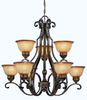 Mid. Chandeliers-Glass Up - 358157 - Light Center (The)