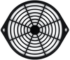 150mm Plastic Fan Filter Assembly with 100PPI Media -- 09650-F/100