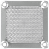60mm Aluminum & Stainless Steel Fan Filter, Mill No Finish - 06250-M - Qualtek Electronics Corp.