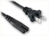 NEMA 1-15P POLARIZED to IEC-60320-C7 POLARIZED HOME // Power Cords // North American Power Cords // 2 Conductor Power Cords - 1068.144 - Quail Electronics
