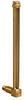 Vented Long Elbow Brass Liquid Level Gage, 7 17/32” Sight Opening, 1/2” Diameter Glass, 1/4” Male NPT Mounting Thread - B1149-32 - Oil-Rite Corp.