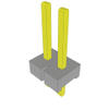 Headers, Male Pins - 612-HFWJ-02-01-T-S-ND - DigiKey