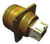 connector,metal circular,recept w/bkshl,plastic gland,rj45 ethernet,olive drab - 70026495 - Allied Electronics, Inc.