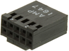 Wire-Board Connector Receptacle 10 Position, 2.54Mm; Product Range Amp - Te Connectivity - 34B2497 - Newark, An Avnet Company