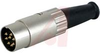 STRAIGHT CORD PLUG;EXTENDED BARREL;8 PINS @ 270 DEGREES (ROHS) - 70214224 - Allied Electronics, Inc.