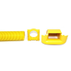 Fiber Raceway Break-Out, 4x4, 100mm Drop Down 90 Degree Assembly - FRCB3YL9SK - Belden Inc.