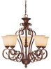 1P-886-5-56 Mid. Chandeliers-Glass Up - 457165 - Capital Lighting, Inc.