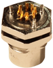 Sensor Connector, M12, Rcpt, 8Pos, Panel; Product Range Te Connectivity - 38Y7699 - Newark, An Avnet Company